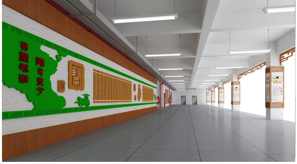 学校走廊环境文化墙设计