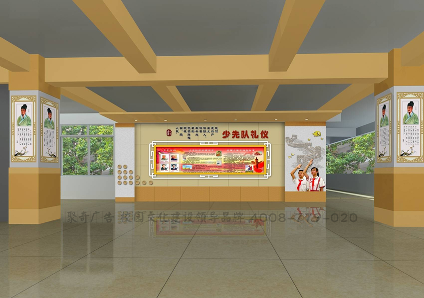 学校文化墙设计公司