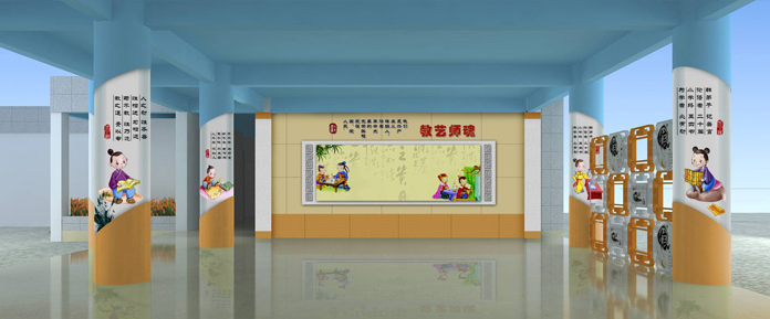 广州校园文化长廊装饰公司