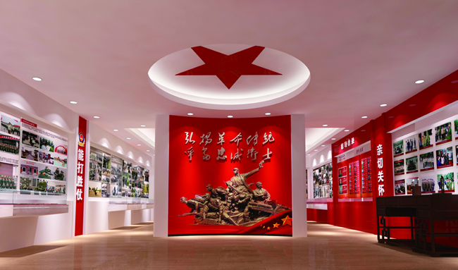 广州大队荣誉室设计图