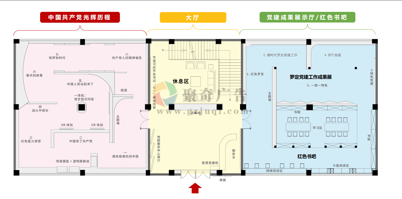 党建展厅设计图