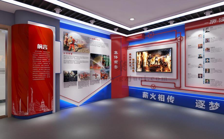 国防主题教育展厅设计