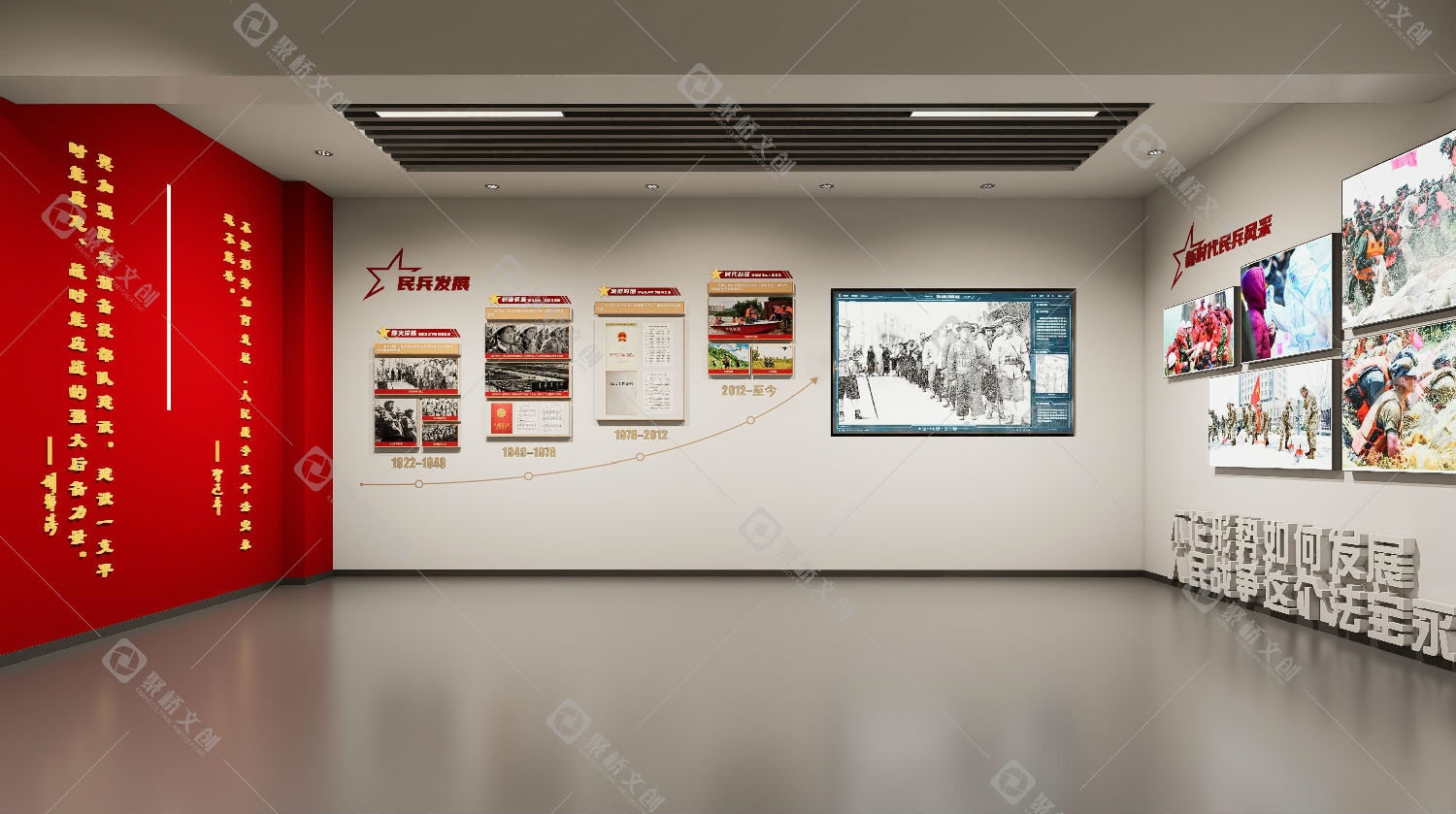 部队营区军史馆展厅设计